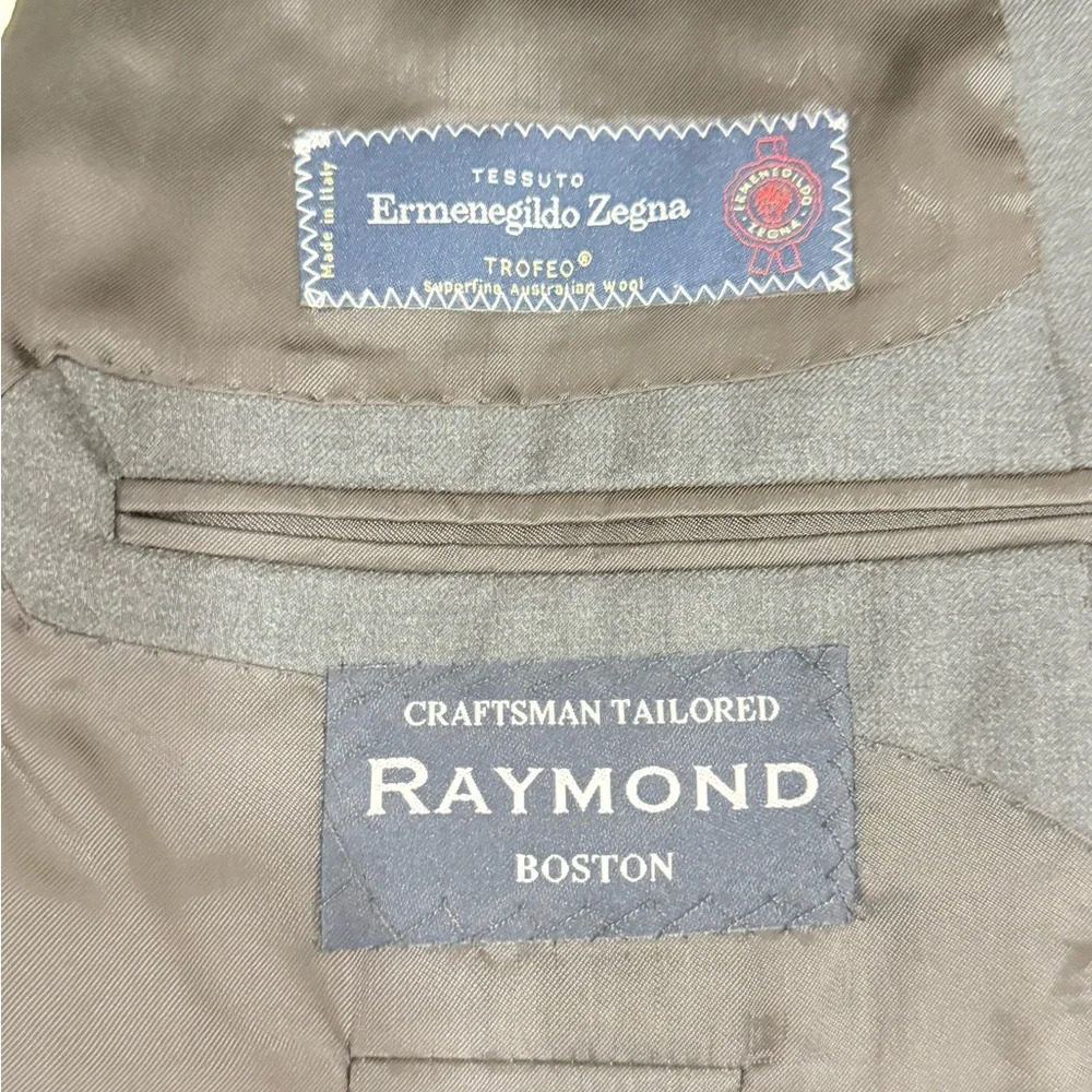 Lubiam L.B.M. 1911 suit jacket made with fabric from Ermenegildo Zegna Wool